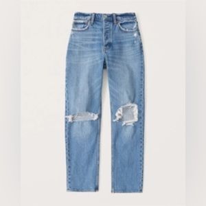 Abercrombie Curve Love High Rise Dad Jeans